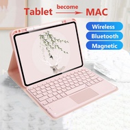 Case with Touchpad Keyboard for New IPad Air 13 M3 2025 for IPad Air /13 M2 13 Inch Pro 12.9 13 2024