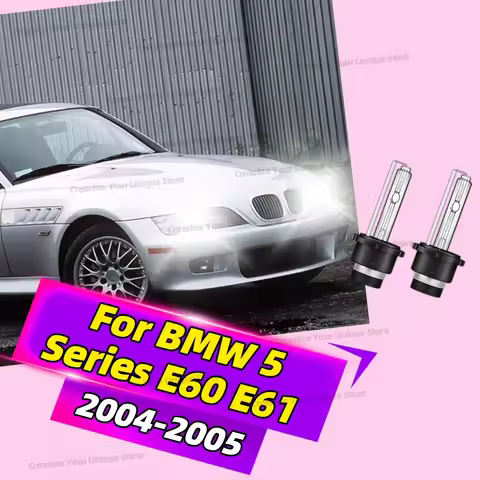 2Pcs For BMW 5 Series E60 E61 2004 2005 E39 1999-2003 HID Xenon Headlights 35W HID D2S 6000K 8000K 1