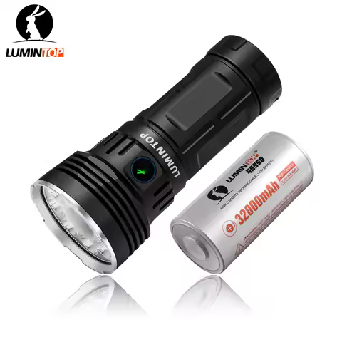 Lumintop Thanos V2.0 THOR PRO LEP LED Flashlight USB TYPE C rechargeable flashlight 12100 lumens 130