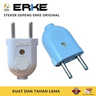 Erke White Flat Plug | Flat Electrical Plug