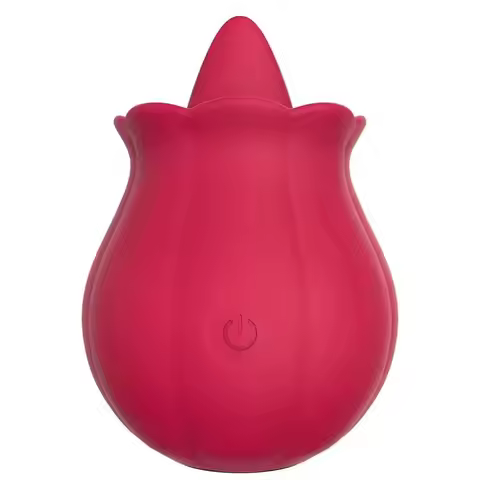 Powerful Rose Tongue Licking Vibrator for Women G-Spot Vagina Stimulator Nipple Clitoris Massager fo