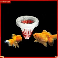 someryer|  5Pcs/Set Aquarium Fish Tank Feeder Food Blood Worm Cone Funnel Feeding Tool