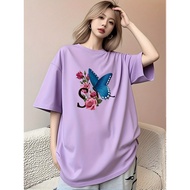 M-2XL 2Y582 T shirt Women's T shirt Blouse T shirt Plus Size Tshirt Clothes Women Fashion