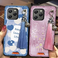 Tassel Bell Phone Case For Blackview BV5300/Pro/Plus/Oscal S70/Pro Dirt-resistant Cartoon Protective