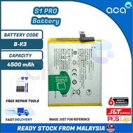 ACA Bateri Serasi untuk VIVO S1 PRO BATTERY BATERI B-K3 (4500 mAh) / VIVO S1 1907 / VIVO Y7S Battery