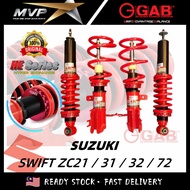 GAB HE Series - Suzuki Swift ZC21 ZC31 ZC32 ZC72 Adjustable Absorber High Low Bodyshift