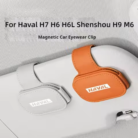 For Haval H7 H6 H6L Shenshou H9 M6 Sun Visor Sunglasses Holder Magnetic Clip On Car Eyewear Organize