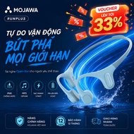 Mojawa RunPlus Blue Swimming Headphones – Waterproof - 32GB - Bone Conduction Headphones for Gym, Sw