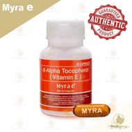 Myra E 400IU Bottle 30s d-Alpha Tocopherol (Vitamin E) Capsule