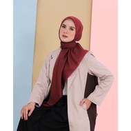 Sayum id Hijab Deenay Original Premium Segi Empat Lasercut Kerudung Polos Segi Empat Deenay