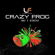 LURESFACTORY - TR CRAZY FROG 2.5cm 6g HARDBODY LURE TOPWATER