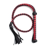 Top!-Horse Red Whip Horse Whip Riding Crop Equestrian Faux Leather Whip Horse Equipment Whip Trainin