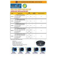 ENZIO 4" & 6" DOWNLIGHT INSTALLATION KIT HIGH CARBON STEEL HOLE SAW 114mm 150mm