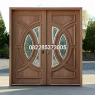 pintu utama jati pintu kupu tarung pintu dan kusen