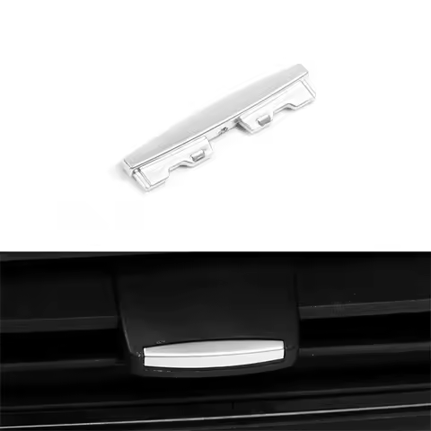 Silver A C Vent Outlet Paddle Trim Strip Air Conditioning Outlet Sequins Car Accessories For BMW X5 