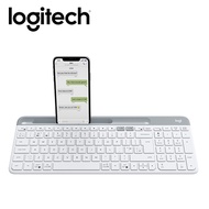 【Logitech 羅技】K580 超薄跨平台藍牙鍵盤 珍珠白