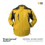 Jaket Gunung Camping Pria Waterproof Anti Air Taslan Jaket Outdoor