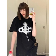 Empress Dowager West Loose Fit Distressed T-Shirt - Stylish Unisex Option