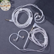 PeaceShells 3.5MM 2PIN KZ Wired Headphones Silver Plated KZ Headphones Upgrade Cable Microphone KZ H
