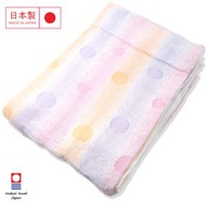 日本今治製純棉毛巾被｜日本製 今治品牌｜Dot Fantasy 圓點設計 冷氣被 夏天薄被