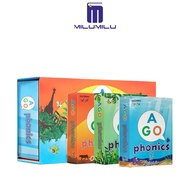 AGO Phonics UNO flash cards Parent child English: Learn board games while playing