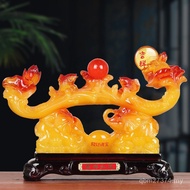 Company Crafts Home TV Cabinet Gift Decorations Wine Cabinet Jade Ruyi Living Room Shop Opening Resi