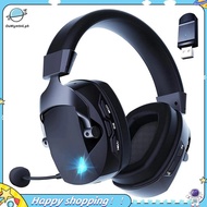 【ouwym9al】Wireless Gaming Headset with Mic 2.4G Headphone USB 3.5mm Wired 3 Modes for PC,Laptop,, ,