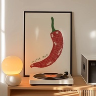 I9JA Chic You're Hot Red Chili Pepper Wall Art Prints Canvas Painting Poster Picture For Living Bed 