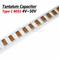 10pcs Type C 68UF 10UF 22UF 47UF 100UF 220UF 330UF Tantalum Capacitor 10V 4V 6.3V 16V 25V 35V 107 22