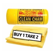 Clean Cham Synthetic Chamois BUY1TAKE2