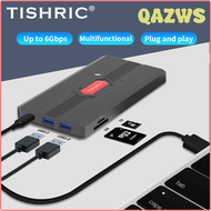 QAZWS TISHRIC เคส HD ภายนอก25กล่องฮาร์ดดิสก์/สิ่งที่แนบ/ที่อยู่อาศัย/กล่อง4TB Sata เป็น USB 3.1 Type