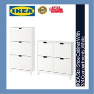 [INSTALLATION SERVICE PROVIDED] IKEA Stall Shoe Cabinet With 4 Compartments 96x90cm