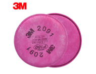 3M 2091กรองฝ้ายP100อนุภาคกรองฝ้าย ป้องกันไฟเบอร์กลาสเชื่อมไฟฟ้าฝุ่นควันรังสีนิวเคลียร์ จับคู่กับ 7502 6200 หน้ากากป้องกันแก๊สใช้  2 เม็ด / แพ็ค