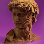 Cartonic - DAVID 大衛雕像 3D立體拼圖