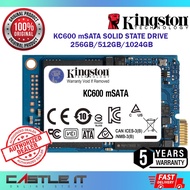 Kingston KC600 MSATA Internal SSD 256GB 512GB 1TB (SKC600MS/256G / SKC600MS/512G / SKC600MS/1024G)