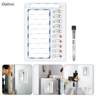 Oathnic Chore Chart for Kids Children Magnetic Checklist Boards Dry Erases Chores Chart