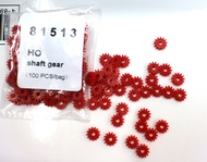 รถไฟไฟฟ้ารุ่นเกียร์ 13 ฟันมอเตอร์เพลาเกียร์ Ho Scale อุปกรณ์เสริม Universal ล้อสําหรับของเล่นรถไฟรุ่