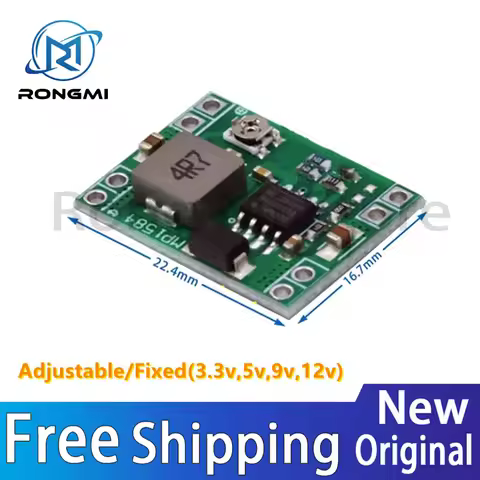5（Piece） MP1584EN Adjustable 3A DC-DC Converter Step Down Voltage Regulator Module Replace LM2596s M