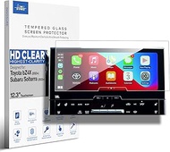 INNOSURE 12.3 Inch Glass Screen Protector Designed for Toyota bZ4X 2023 Touchscreen 2023 bZ4X XLE Li