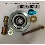 UNIVERSAL AIR COND PULLEY KIT WITH BEARING 6203 6204 - PROTON WIRA / SAGA 12V / ISWARA