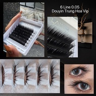 Douyin Chinese Glamor Vip eyelashes super soft, super durable 6 lines. Thickness 0.05mm.Odd Size 8-1