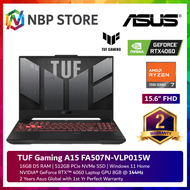 Asus TUF Gaming A15 FA507N-VLP015W 15.6'' FHD 144Hz Gaming Laptop ( Ryzen 7 7735HS, 16GB, 512GB SSD, RTX4060 8GB, W11 )