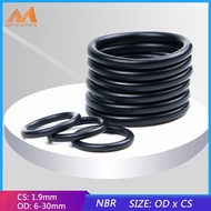 [Ready Stock & COD] 50pcs NBR Nitrile Rubber Sealing O-ring Gasket Replacements Seal O rings OD 6mm-