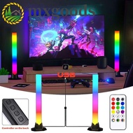 MXGOODS RGB LED Light Bar, RGB Pickup Smart Music Rhythm Lights, Wall Lighting USB Powered Light Mus