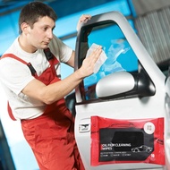 Glass Oil Film Removal Wipes 10PCS Cleaning Wipes Windshield Glass Cleaner Wipes Car Glass Cleaner W