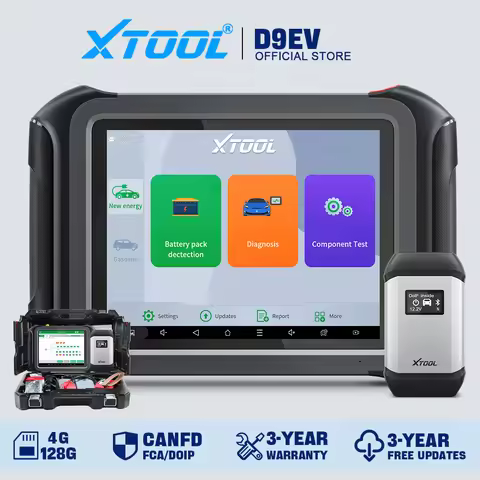 XTOOL D9EV For Energy Vehicles Battery Diagnostics Car Diagnostic Tools Battery Pack Detection ECU C
