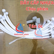 (Combo of 10) Plastic water supply lines with plastic canopy, Water supply lines 4 inches (40cm), Su