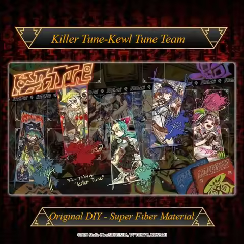 Original DIY Yugioh Killer Tune Play Mat Kewl Tune Yu-Gi-Oh! TCG OCG Trading Card Games Mat Duel Pla