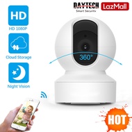 DAYTECH WiFi Camera กล้องวงจรปิดไร้สาย รุ่น TC05 1080p กล้องวงจรปิด 360° พร้อมโหมดกลางคืน การตรวจจับการเคลื่อนไห กล้องวงจรปิดดูผ่านมือถือ