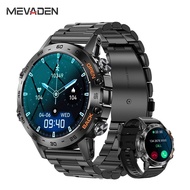 MEVADEN Steel 1.39 inch Men Luxury Smart Watch Bluetooth Call Sport Fitness Tracker Health Monitor S